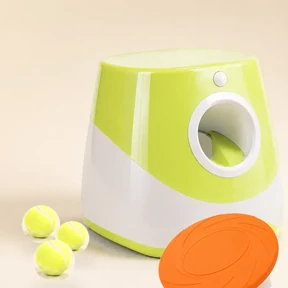 Launcher + flying disc — for outdoor play